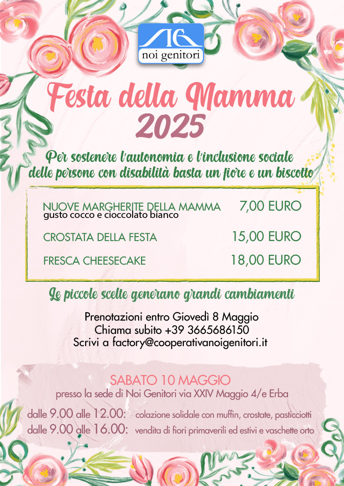 Festa della mamma manifesto